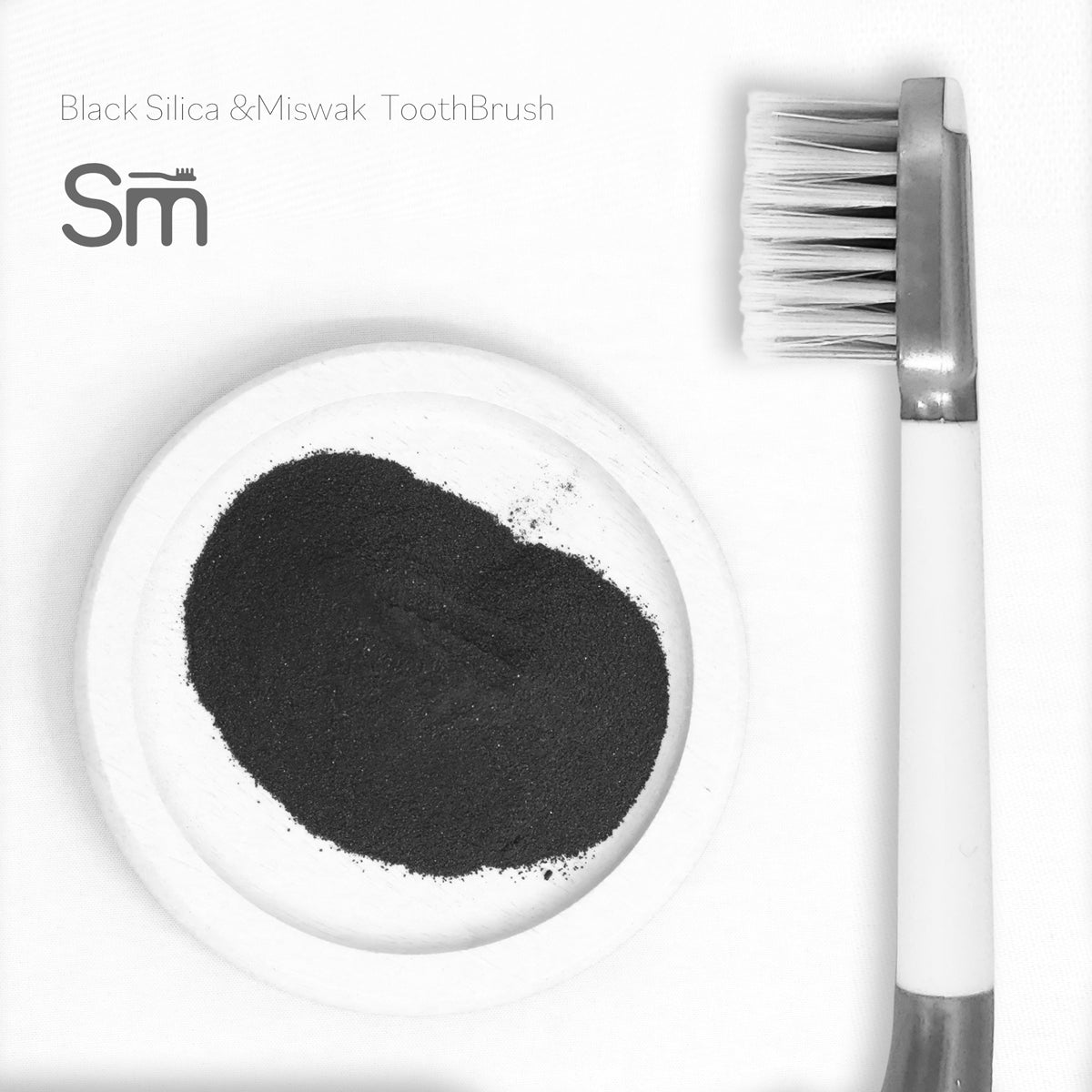 Smart Miswak Toothbrush for Adults – Classic Transparent Design