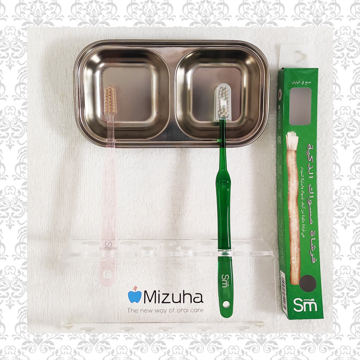 Smart Miswak Toothbrush for Adults – Classic Transparent Design